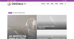 Desktop Screenshot of cristals.pl